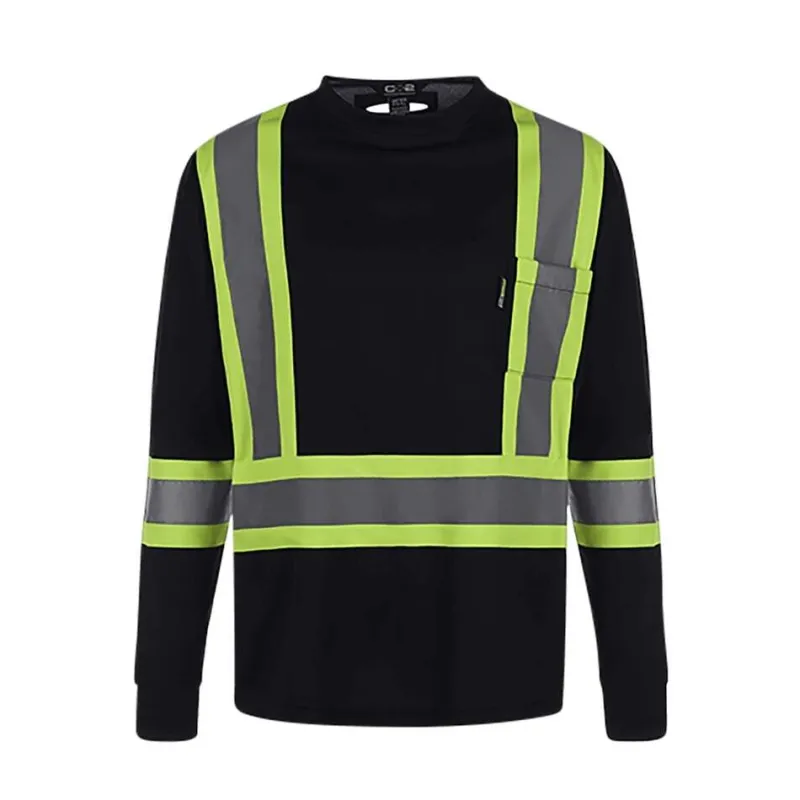 S05970 - Lookout Hi-Vis Safety Long Sleeve Shirt<CX2 Hot