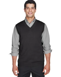 D477 - Airspun Cotton Unisex V-Neck Vest<Devon & Jones Clearance