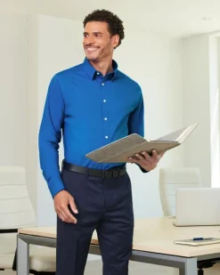 DG505 - CrownLux Performance® Men's Spencer Poplin Shirt<Devon & Jones Discount