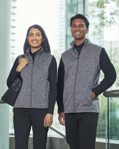 DG797 - Men's Newbury Mélange Fleece Vest<Devon & Jones Online