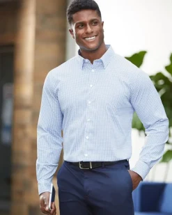 DG540 - Men's CrownLux Performance Micro Windowpane Shirt<Devon & Jones Discount