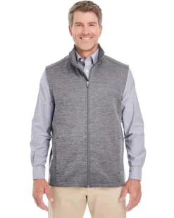 DG797 - Men's Newbury Mélange Fleece Vest<Devon & Jones Online