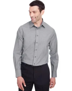 DG562 - Men's Crown Collection Stretch Pinpoint Chambray Shirt<Devon & Jones Sale