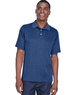 DG210 - Pima-Tech Men's Jet Pique Heather Polo<Devon & Jones Outlet