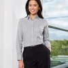 DG537W - Crownlux Performance® Ladies Microstripe Shirt<Devon & Jones Clearance