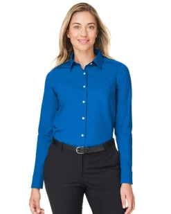 DG505W - CrownLux Performance® Ladies Spencer Poplin Shirt<Devon & Jones Discount