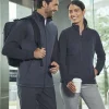 DG796W - Ladies Newbury Colorblock Mélange Fleece Full-Zip<Devon & Jones Clearance