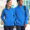 DG798W - Ladies Newbury Mélange Fleece Quarter-Zip<Devon & Jones Best