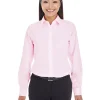 DG534W - Ladies Crown Collection Striped Shirt<Devon & Jones Outlet