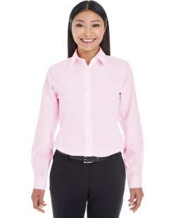 DG534W - Ladies Crown Collection Striped Shirt<Devon & Jones Outlet
