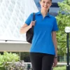 DG20W - Ladies CrownLux Performance Plaited Polo<Devon & Jones New