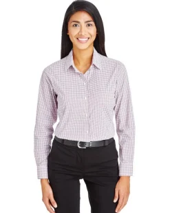 DG540W - Ladies CrownLux Performance Micro Windowpane Shirt<Devon & Jones Best