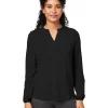 DP122W - Ladies Raleigh Half-Placket Knit Top<Devon & Jones Clearance