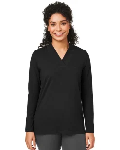 DP121W - Ladies Raleigh Shawl Collar Knit Top<Devon & Jones Outlet