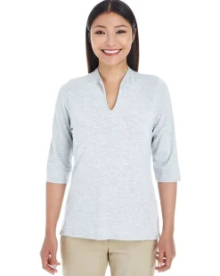 DP188W - Ladies Perfect Fit Tailored Open Neckline Top<Devon & Jones Discount