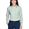 D645W - Ladies Crown Collection Banker Stripe<Devon & Jones Outlet