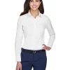 D630W - Ladies Crown Collection Solid Oxford<Devon & Jones New