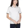 D140W - Ladies Tipped Perfect Pima Interlock Polo<Devon & Jones Best