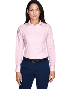 D645W - Ladies Crown Collection Banker Stripe<Devon & Jones Outlet