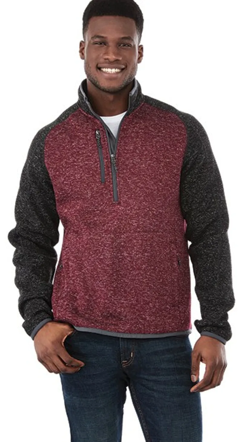 18611 - VORLAGE Half Zip Knit Jkt<Elevate Discount