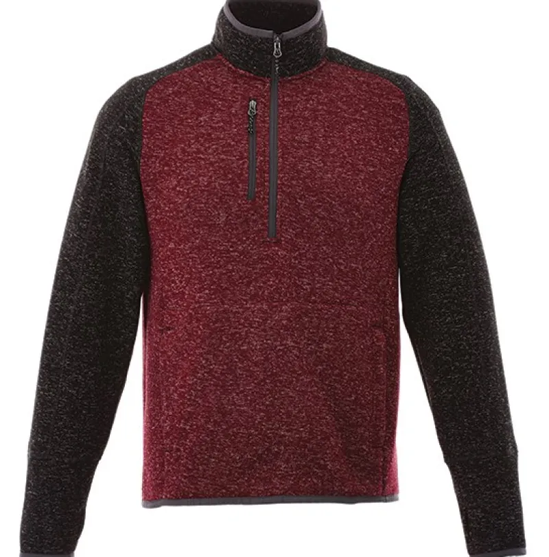 18611 - VORLAGE Half Zip Knit Jkt<Elevate Discount