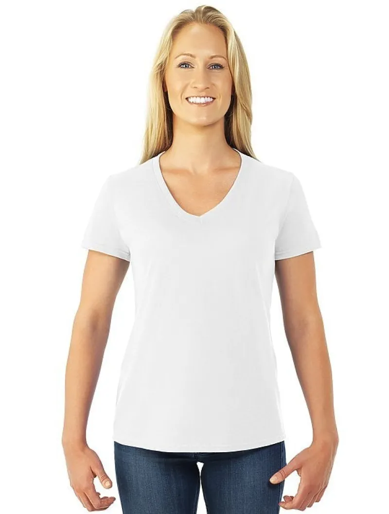 l3900v - HD Cotton™ Women's V-Neck Tee<Fruit of the Loom Fashion