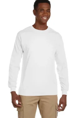2410 - Men's Premium Cotton Long Sleeve Shirt with Pocket<Gildan Hot