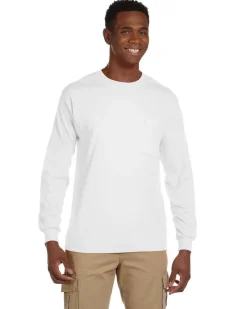 2410 - Ultra Cotton™ Long Sleeve T-Shirt with a Pocket<Gildan Outlet