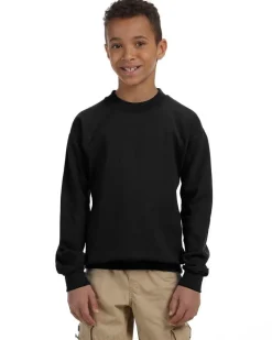 18000B - Youth Heavy Blend Crewneck Sweatshirt by<Gildan Online