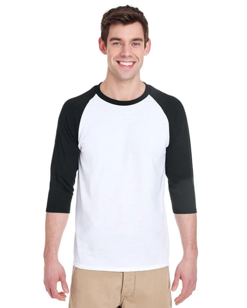G570 - Heavy Cotton 3/4 Sleeve Raglan<Gildan Fashion