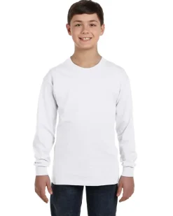 G540B - Wholesale Youth 5.3 oz. Long-Sleeve T-Shirt<Gildan Hot