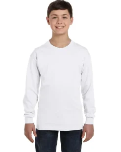 G540B - Wholesale Youth 5.3 oz. Long-Sleeve T-Shirt<Gildan Hot