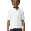 G880B - Youth DryBlend® Moisture-Wicking Polo Shirt<Gildan Clearance