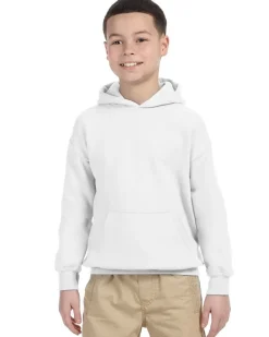 G185B - Youth Heavy Blend Hooded Sweatshirt with Pouch Pocket<Gildan Fashion
