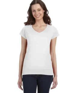G64VL - Ladies Softstyle V-Neck T-Shirt with Tapered Fit<Gildan Best