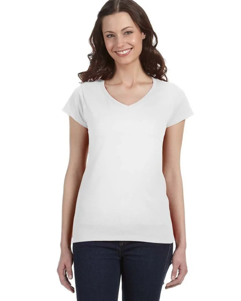 G64VL - Ladies Softstyle V-Neck T-Shirt with Tapered Fit<Gildan Best