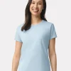2000L - Comfort Fit Ladies T-Shirt with Seamless Collar and Double-Needle Stitching<Gildan Best