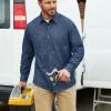 M540 - Men's Denim Shirt-Jacket<Harriton Sale