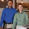 M500 - Men's Easy Blend Long-Sleeve Twill Shirt with Stain-Release<Harriton Sale