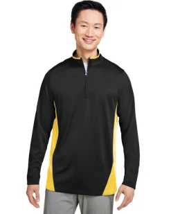 M786 - Men's Flash Snag Protection Plus IL Colorblock Quarter-Zip<Harriton Clearance