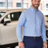 M600 - Men's Long-Sleeve Oxford with Stain-Release<Harriton Sale