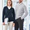 M420 - Men's Pilbloc V-Neck Sweater<Harriton Online