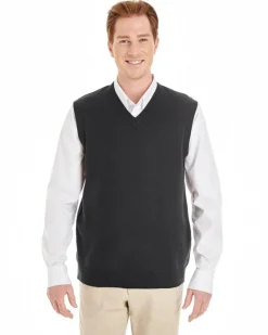 M415 - Men's Pilbloc V-Neck Sweater Vest<Harriton Discount