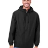 M73 - Unisex Flex Twill Hooded Jacket<Harriton Sale
