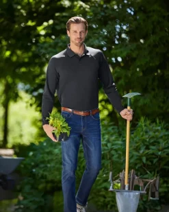M208L - Men's Charge Snag and Soil Protect Long-Sleeve Polo<Harriton Outlet