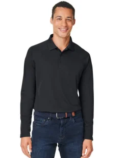 M208L - Men's Charge Snag and Soil Protect Long-Sleeve Polo<Harriton Outlet