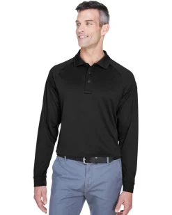M211L - Men's Tactical Performance Long-Sleeve Polo Shirt<Harriton Fashion