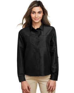 M580LW - Ladies Key West Long-Sleeve Performance Staff Shirt<Harriton Best