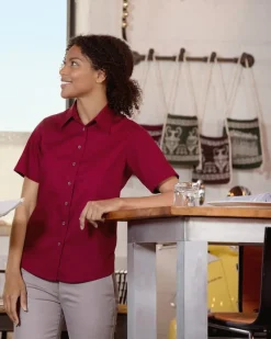 M500SW - Women's Stain-Release Twill Shirt with Wrinkle Resistance<Harriton Best