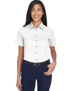 M500SW - Women's Stain-Release Twill Shirt with Wrinkle Resistance<Harriton Best